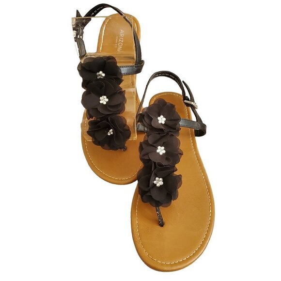 ARIZONA JEAN CO FLOWER SANDAL SIZE 11 - Picture 1 of 7